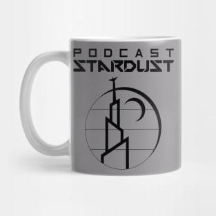Podcast Stardust Black Logo Mug